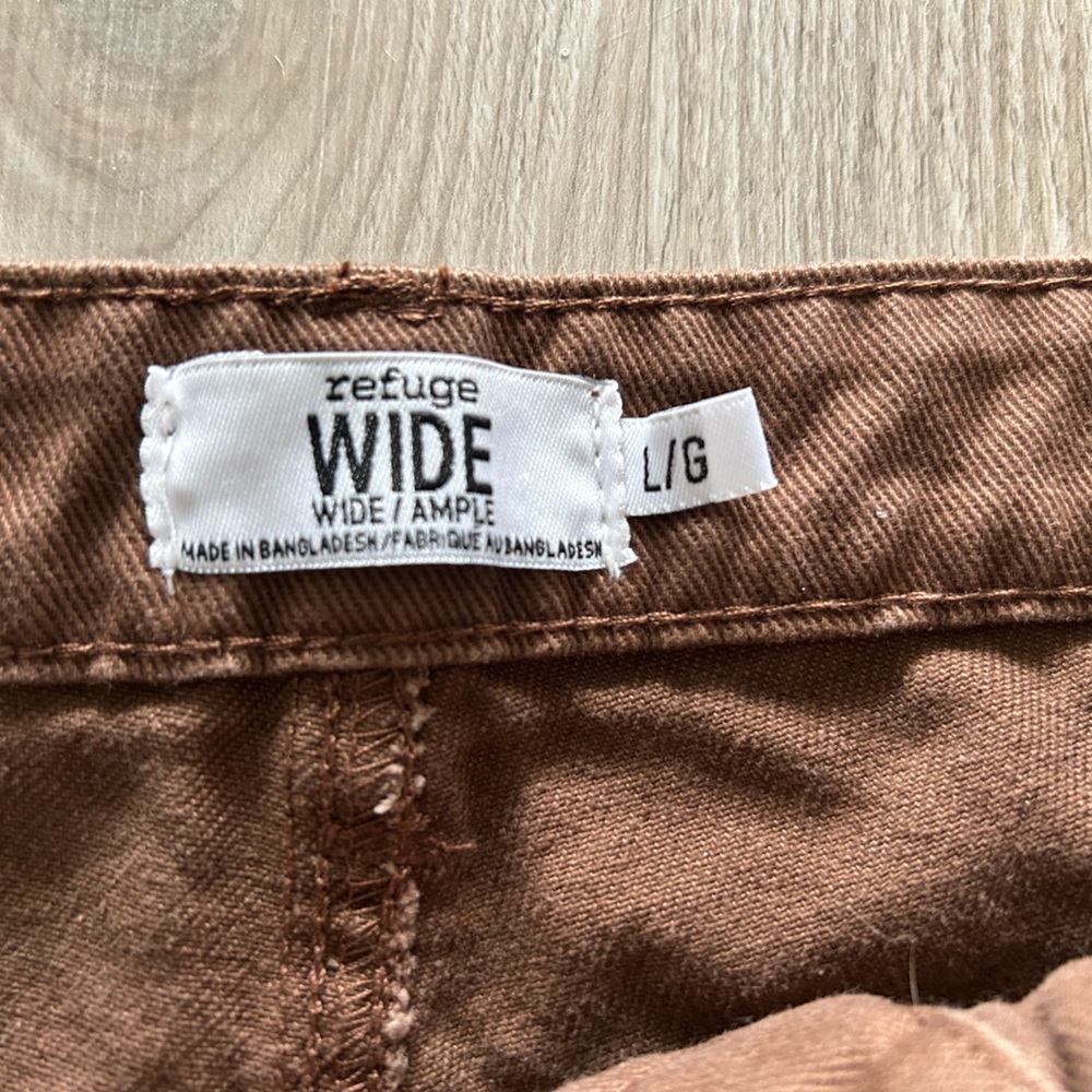 2 for 20$ 🐻🍂 Refuge wide leg brown jeans​ - Picture 4 of 10